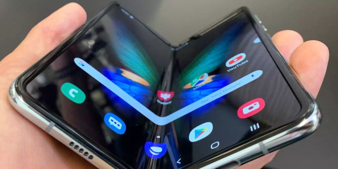 Samsung bringt ihr Smartphone Galaxy Fold auf den Markt. samsung galaxy fold