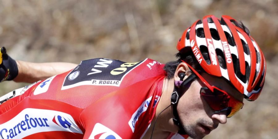 Der slowenische Leader Primoz Roglic sitzt in der Vuelta weiter fest im Sattel