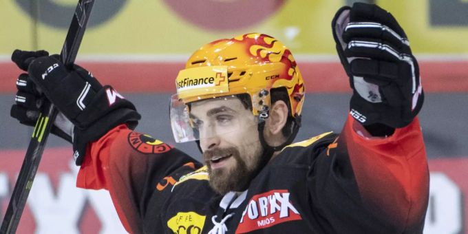 Berns Mark Arcobello erzielte auswärts gegen Kärpät Oulu in der Verlängerung den 3:2-Siegtreffer Berns Mark Arcobello erzielte auswärts gegen Kärpät Oulu in der Verlängerung den 3:2-Siegtreffer