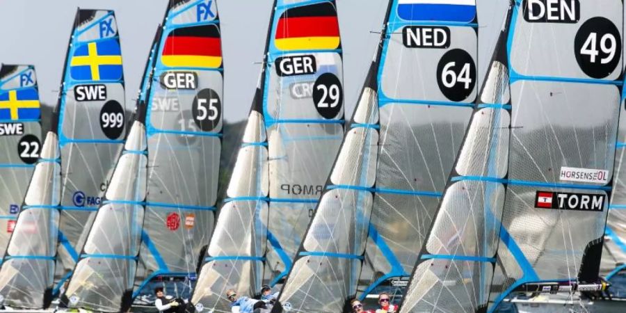 Zum weltgrössten Segelereignis, der Kieler Woche, kamen fast 4000 Sportler aus über 50 Nationen. Foto: Frank Molter
