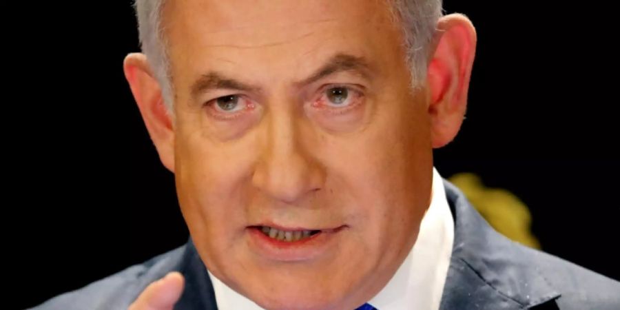 Netanjahu bei einem Termin in Jerusalem Ende Mai