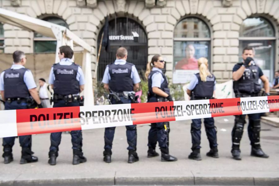 Schweiz Demonstration  Klimaschutz