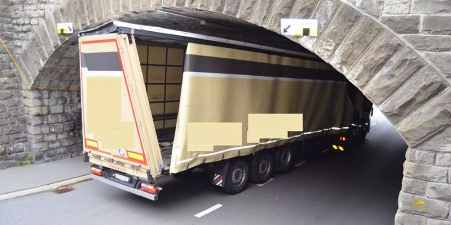 Lastwagen Sachschaden