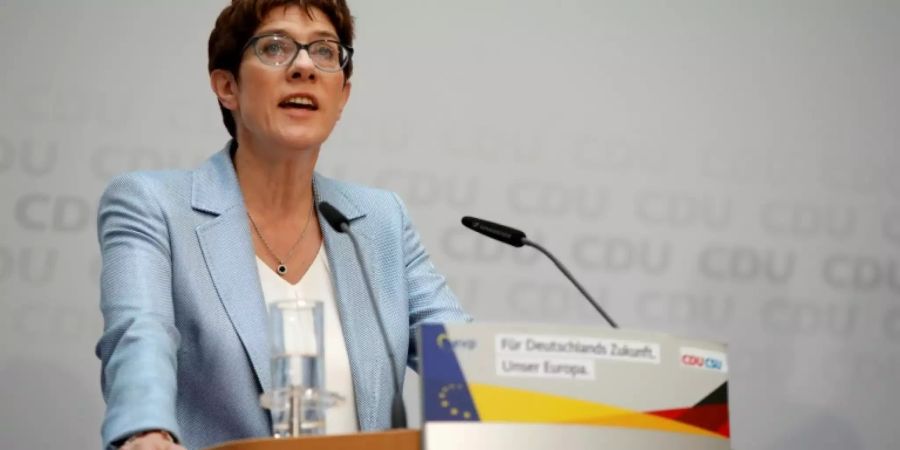 CDU-Chefin Annegret Kramp-Karrenbauer