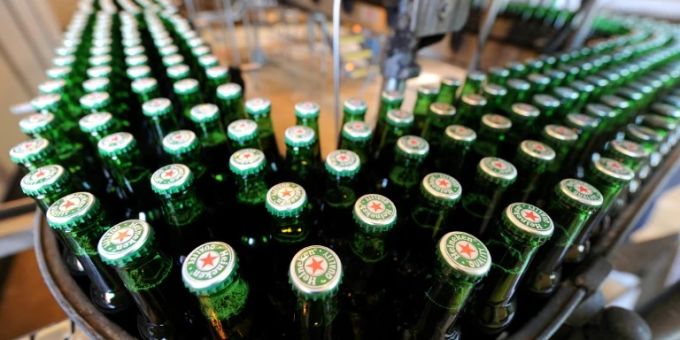 Heineken-Flaschen Heineken-Flaschen