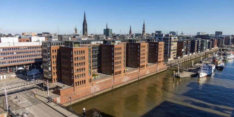 Blick auf Hamburg