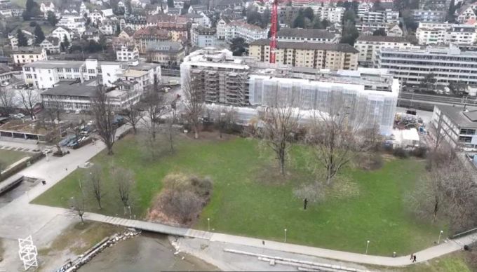 Der Bau von Luxuswohnungen in Wollishofen ZH sorgt in der Nachbarschaft und der Politik für Unmut. wollishofen