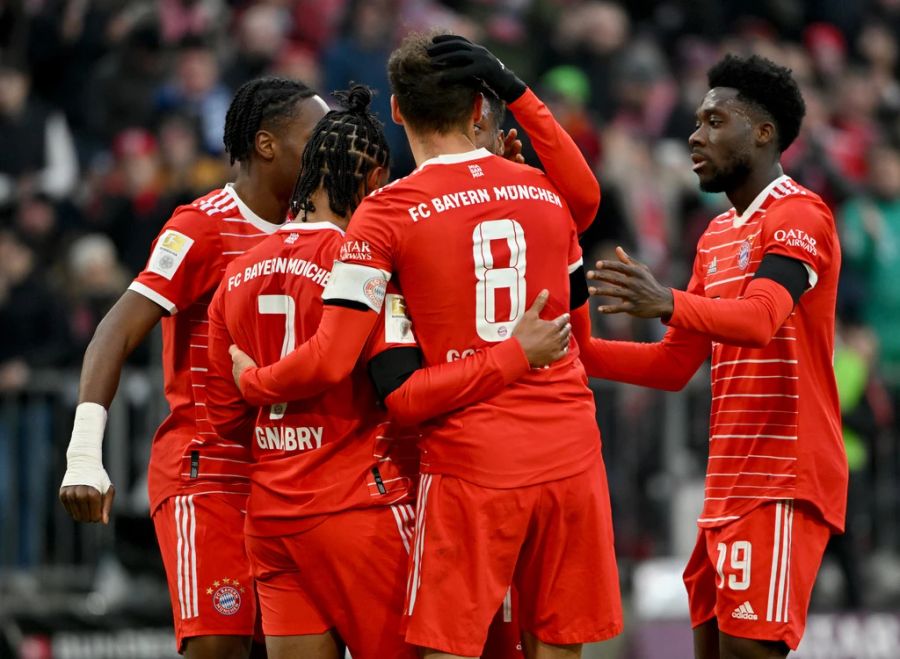 Serienmeister Bayern München (43 Punkte) liegt derzeit auf Rang eins in der Bundesliga.