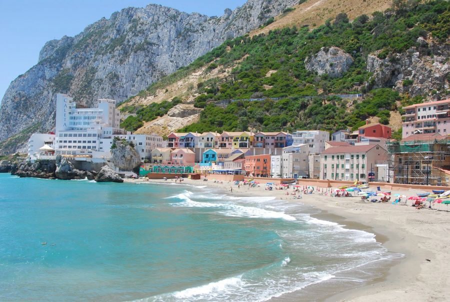 Catalan Bay Gibraltar Sandstrand