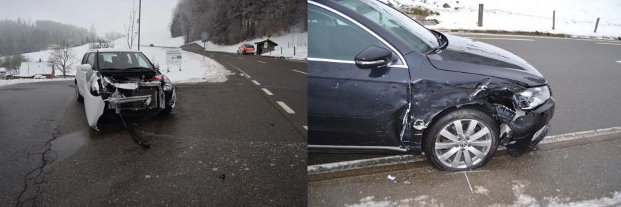 An den Fahrzeugen entstand ein Sachschaden.