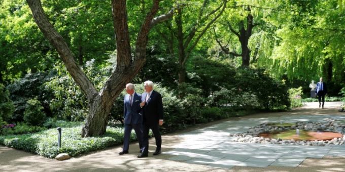 Steinmeier und Charles (2019 in Berlin) Steinmeier und Charles (2019 in Berlin)