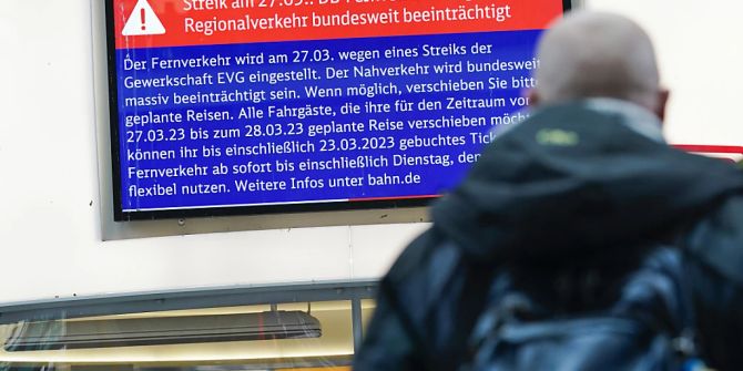 Streik Verkehr Deutschland