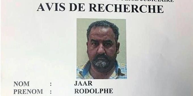 Fahndungsbild von Rodolphe Jaar Fahndungsbild von Rodolphe Jaar