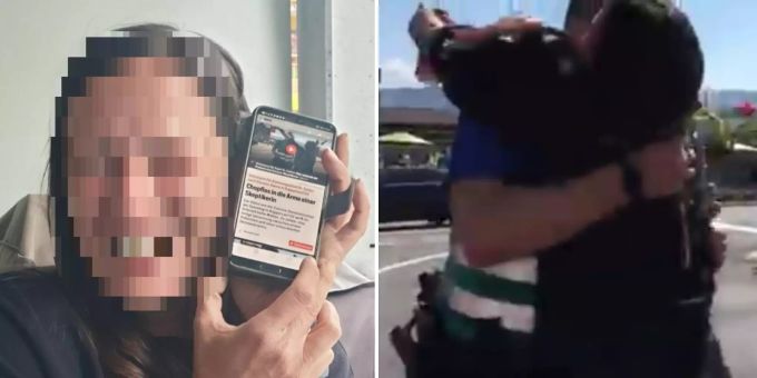Rapperswil-Demo - Corona-Kritiker brüsten sich mit Polizisten-Umarmung