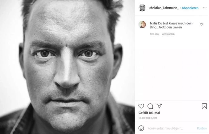 Christian Kahrmann auf Instagram. lindenstrasse christian kahrmann