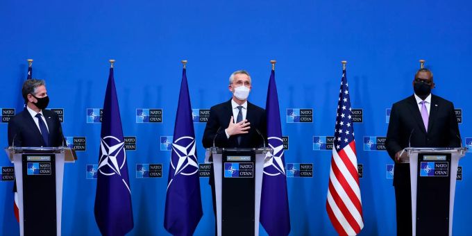 Gegen Russland - Nato-Partner stellen sich hinter neue US-Sanktionen