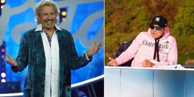 Thomas Gottschalk und Dieter Bohlen sind im echten Leben keine Freunde. dieter bohlen Thomas Gottschalk