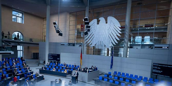 Plenum des Deutschen Bundetags