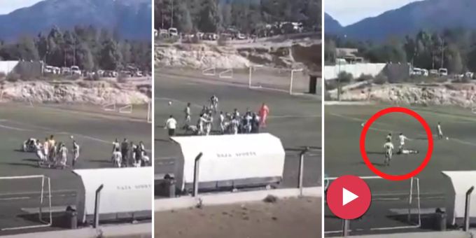 Lebenslange Sperre? - Brutalo-Foul und Massenschlägerei in Argentinien