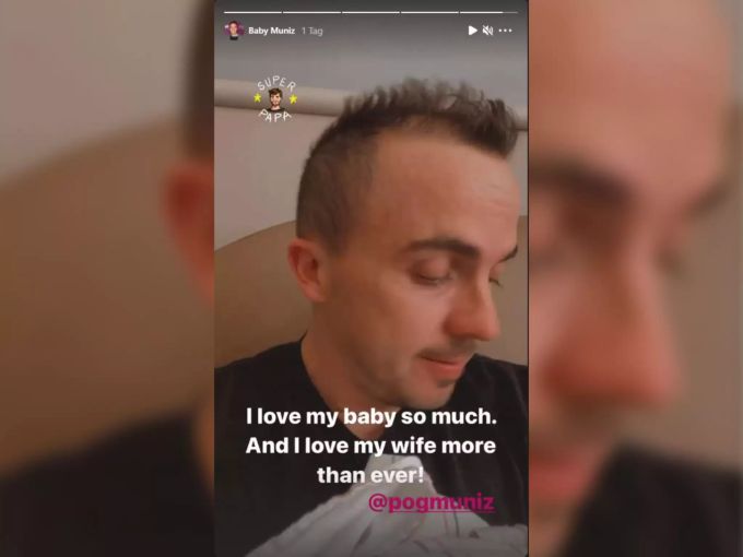«Malcolm mittendrin»-Star Frankie Muniz verkündet die Geburt seines Sohnes auf Instagram. «Malcolm mittendrin»