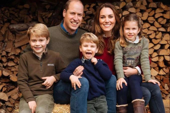 Die royale Familie von Prinz William und Herzogin Kate. william und kate