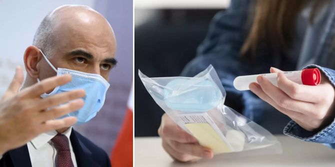 Alain Berset Tests Positivitätsrate