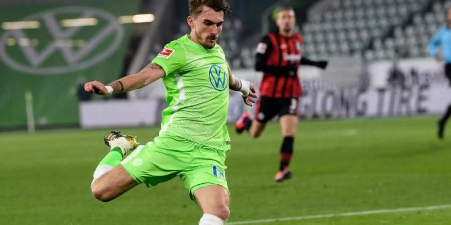 Ist von Dynamo Moskau an den VfL Wolfsburg ausgeliehen: Maximilian Philipp. Foto: Swen Pförtner/dpa