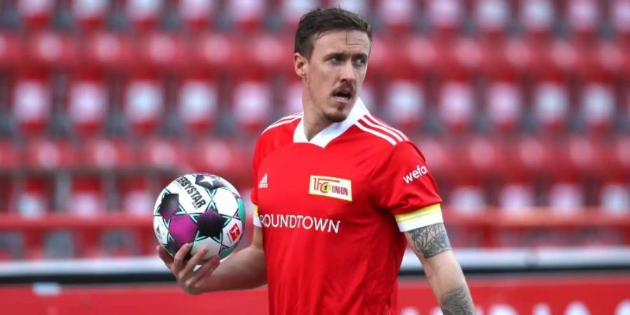 Max Kruse hat nach muskulären Problemen «noch Nachholbedarf». Foto: Andreas Gora/dpa-Pool/dpa