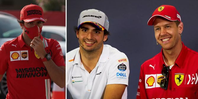 Sebastian Vettel Carlos Sainz