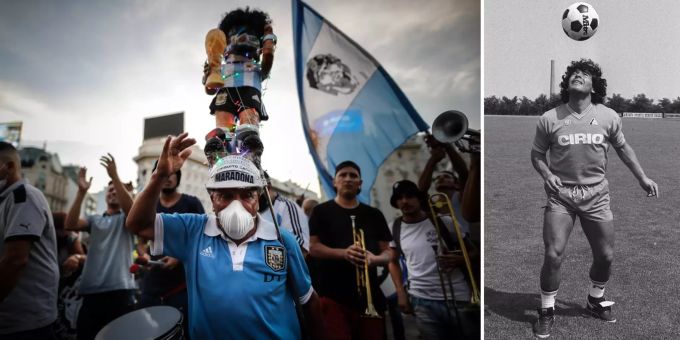 Diego Maradona - Fans fordern Gerechtigkeit für Fussball-Legende