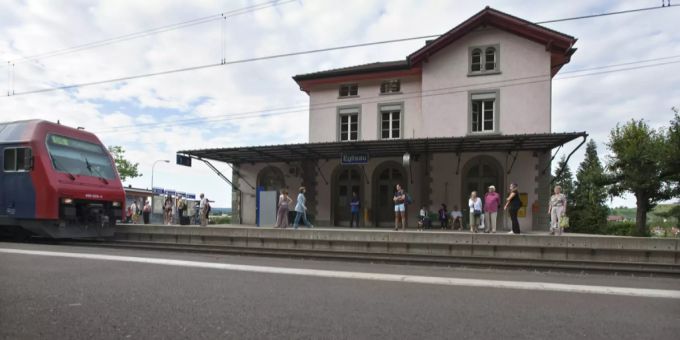 Der Bahnhof in Eglisau. Der Bahnhof in Eglisau.