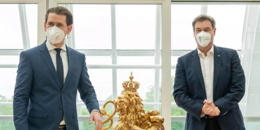Markus Söder (rechts) und Sebastian Kurz