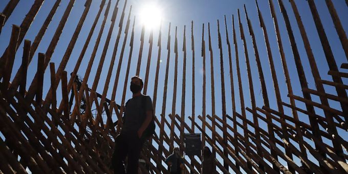Die Installation «How we will leave together Chilean and Mapuche?» des chilenischen Studios Elemental ist Teil der 17. Internationalen Architekturbiennale in Venedig. architekturbiennale