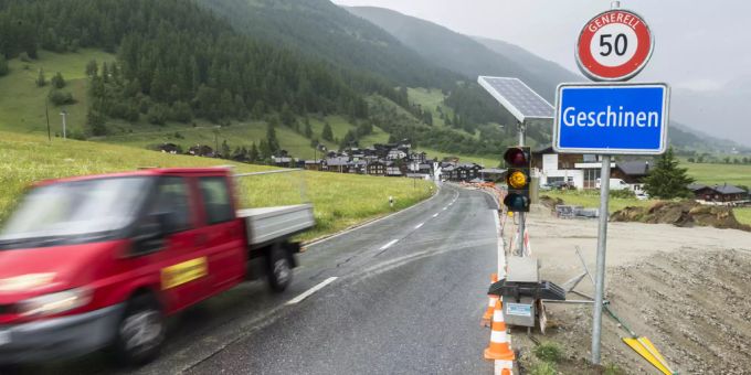 Der Unfall ereignete sich auf dem Gebiet von Geschinen VS (Symbolbild). Geschinen