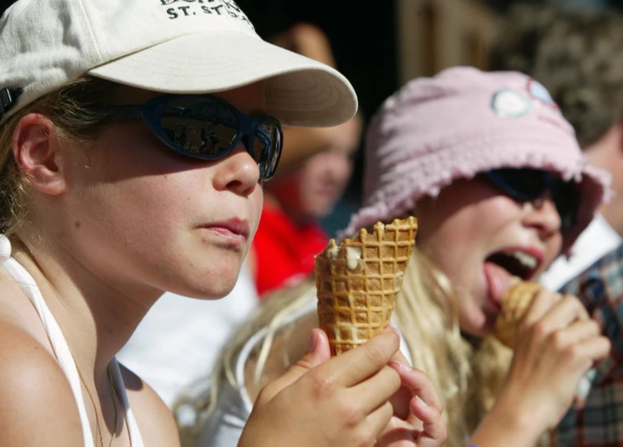 Das dürfte es dann aber gewesen sein mit Glacé-Schlecken am Badestrand. (Archivbild)