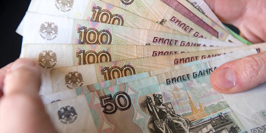 Notenbank Russland Rubel