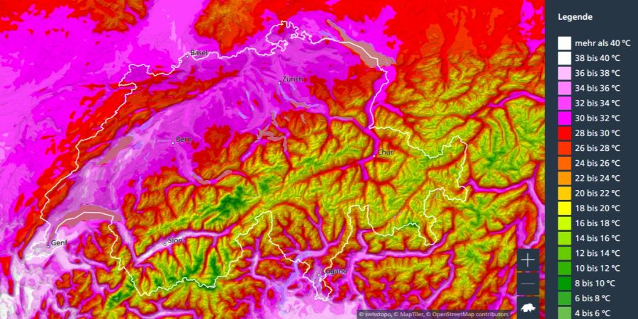 Wetter Hitze Schweiz