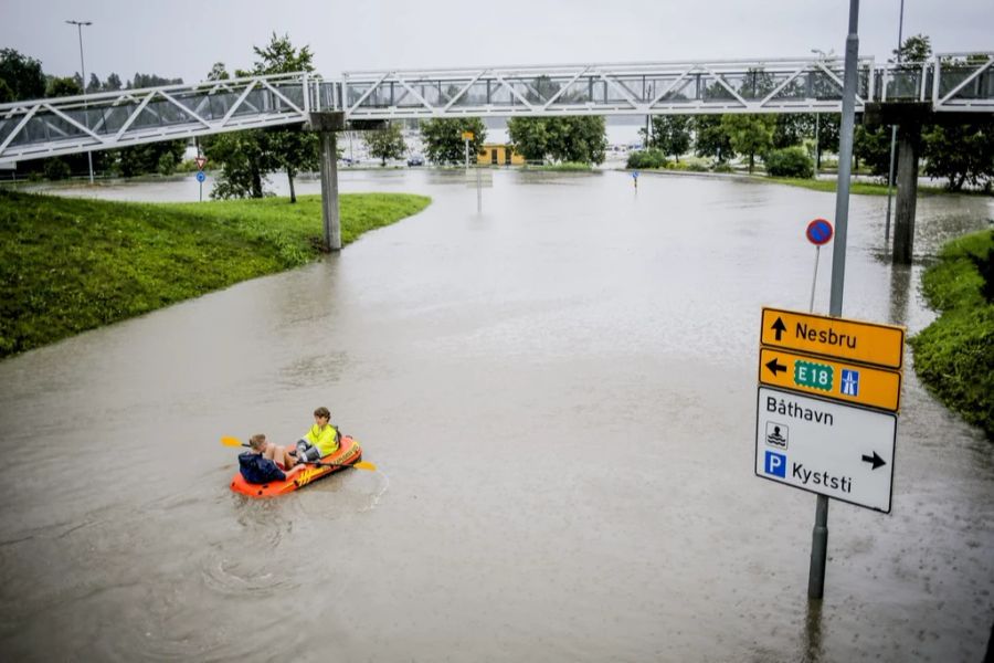 Norwegen Hochwasser