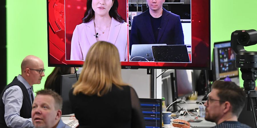 Start von Blick TV im Ringier Pressehaus in Zürich im Februar 2020. (Archivbild)