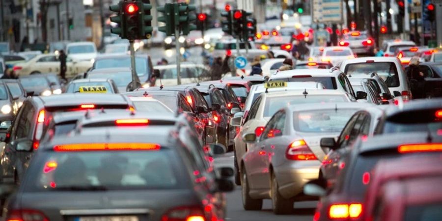 Autoverkehr in Düsseldorf