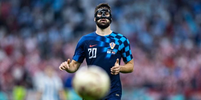 Kroatiens Verteidiger Josko Gvardiol. Tom Weller/dpa Josko Gvardiol