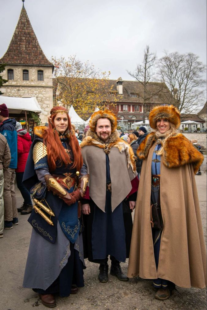 Marlies, André und Isabelle Baumgartner sind aus Wil SG für den Märt angereist.
