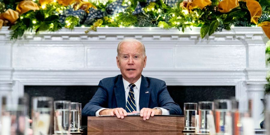 Die Verabschiedung des Haushaltsgesetzes wäre ein grosser Erfolg für US-Präsident Joe Biden.