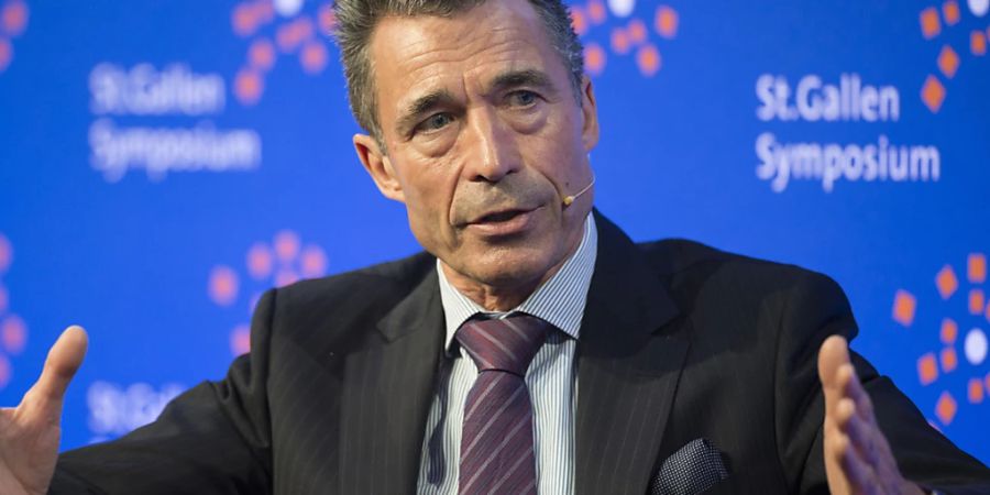 Der ehemalige Nato-Generalsekretär Anders Fogh Rasmussen hat kein Verständnis für die Auslegung der Schweizer Neutralitätspolitik. (Archivbild)