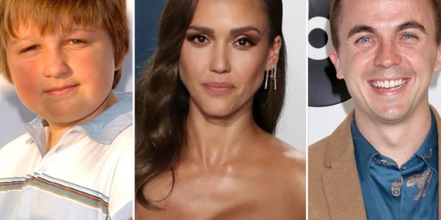 Einstige Stars wie Angus T. Jones, Jessica Alba und Frankie Muniz (v.l.n.r.) gehen mittlerweile anderen Beschäftigungen nach.