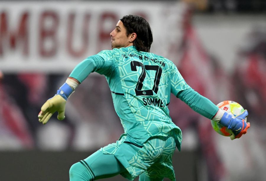 Yann Sommer bei seinem Debüt im Trikot von Bayern München.