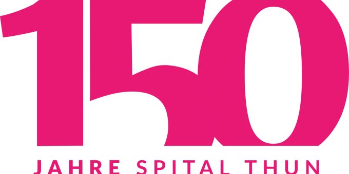 Das Spital Thun Jubiläums-Logo. Logo