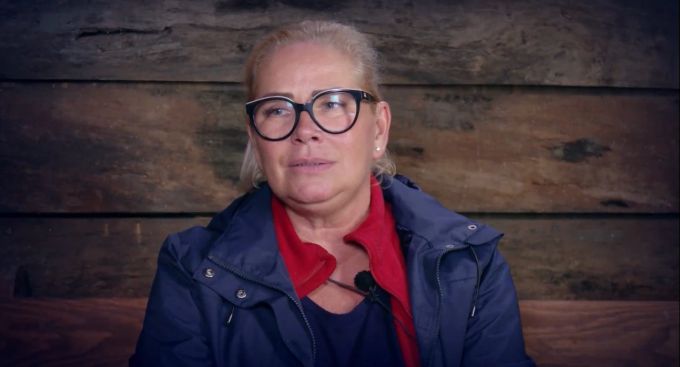Claudia Effenberg im Dschungelcamp. Claudia Effenberg