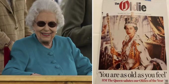 Queen Elizabeth fühlt sich nicht alt genug, für den «Oldie»-Preis. Queen Elizabeth