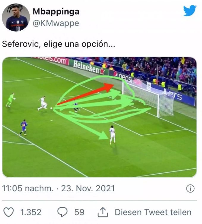 Haris Seferovic Twitter